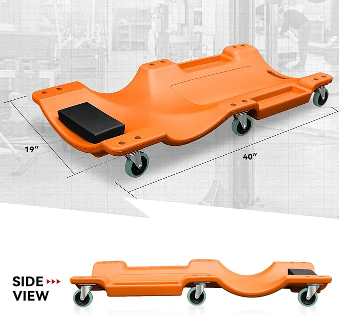 Auto Dynasty 40 Inches Mechanic Creeper, Automotive Garage Repair Low Profile