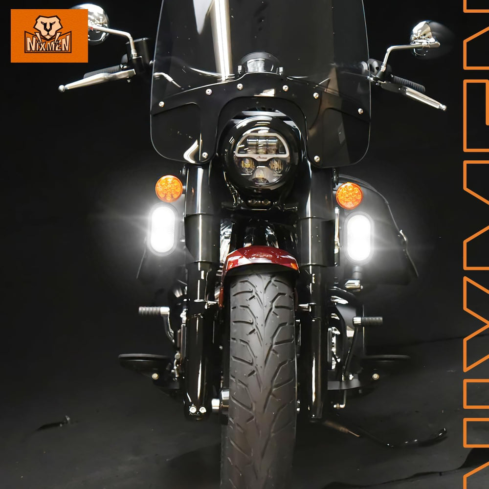 Nilight 2 PCS 4 Inch 2100LM Super Spotlight Motorcycle LED Pods
