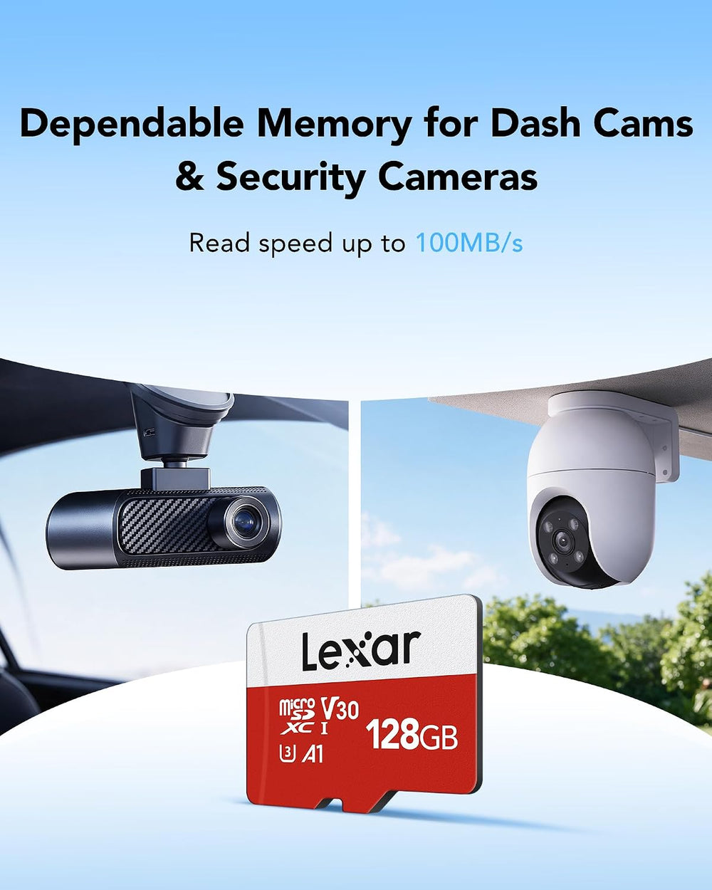 Lexar E-Series 128GB 2 PK Micro SD Card microSDXC UHS-I Flash Memory Card