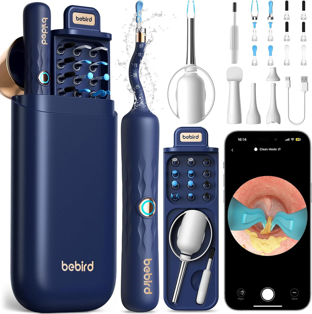 Bebird D39R Ear Wax Removal: Ear Camera with Storage Case&Painless Tweezers
