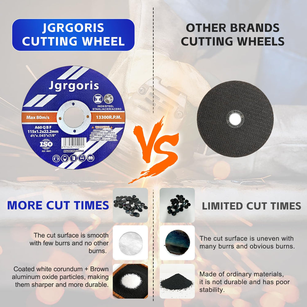 100 Count Cut Off Wheels 4 1/2 Inch, General Purpose Cutting Wheel
