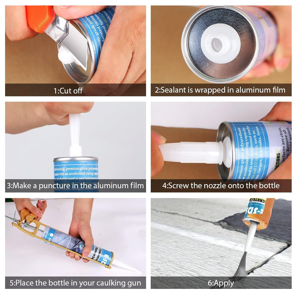 E-SDS Polyurethane Cement Crack Filler Repair Sealant Self Leveling Sealing