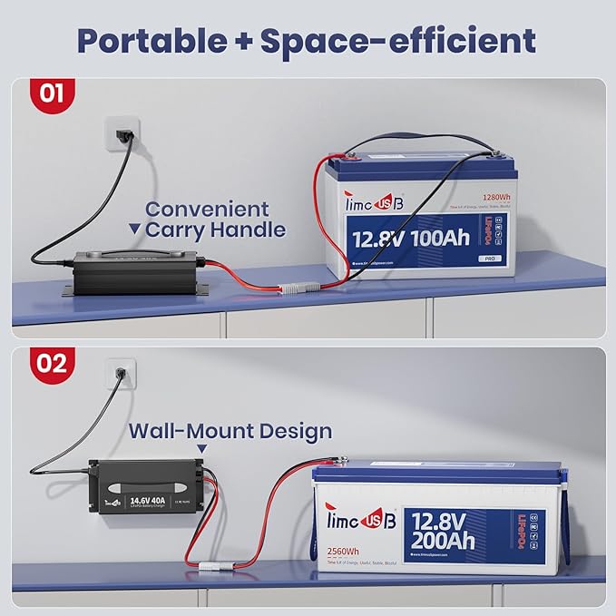 UltraFast 12V 40A LiFePO4 Battery Charger