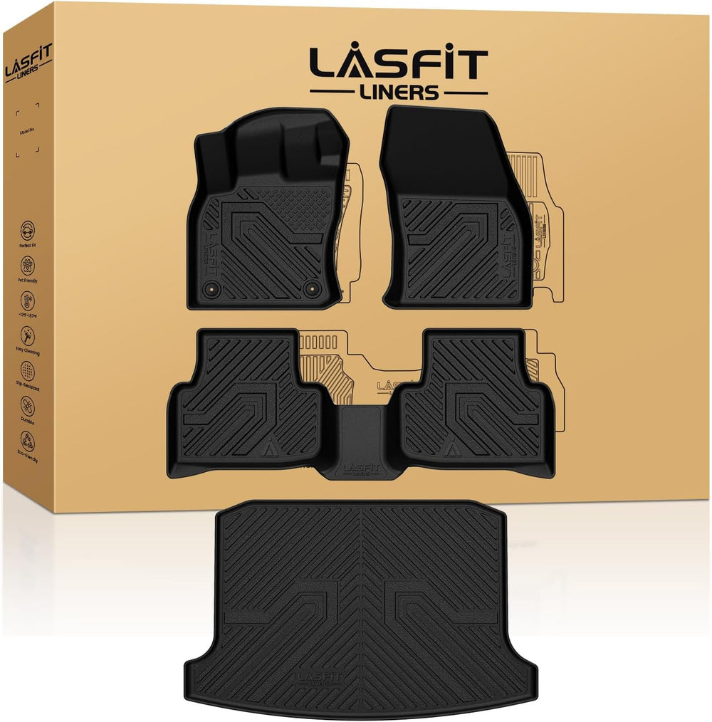 LASFIT Floor Mats & Cargo Mats for Volkswagen Taos 2022-2025, All Weather...