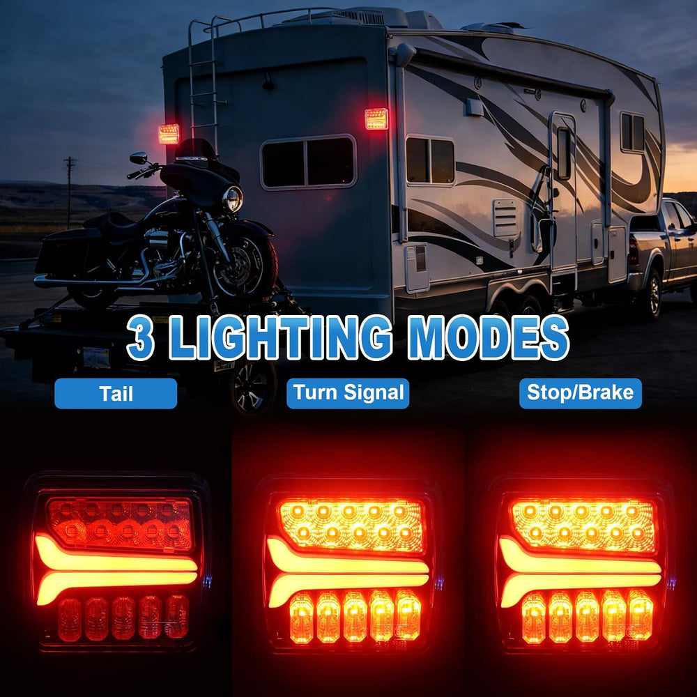 NeaLia CD033 Magnetic Wireless Trailer Lights, LED Tow Light Kit