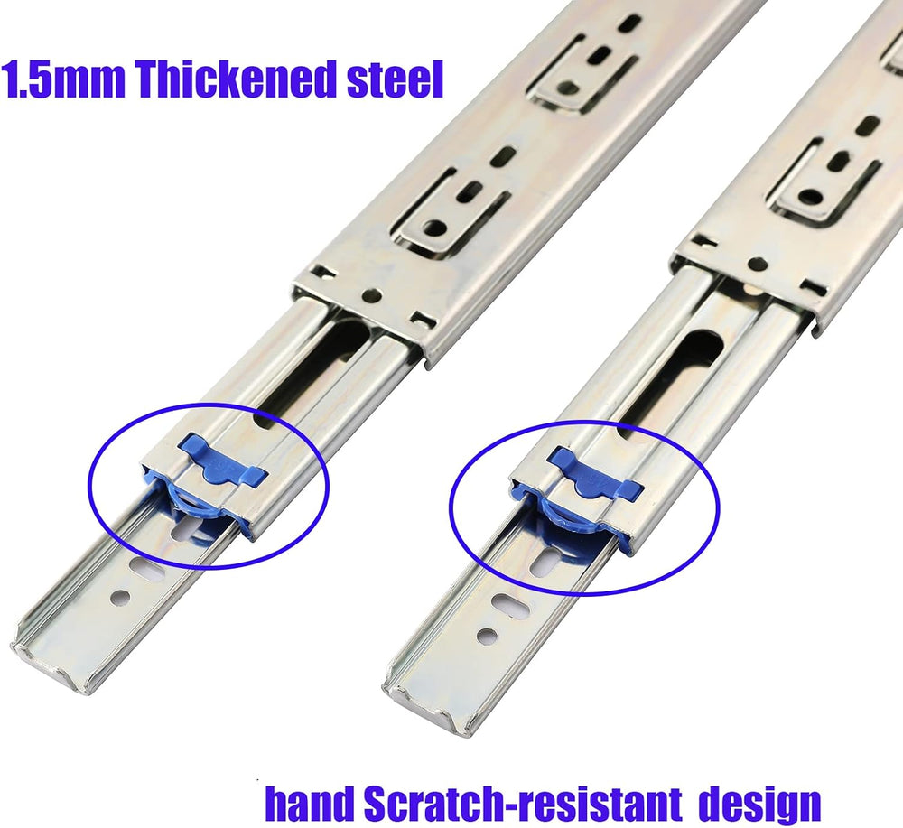 Soft Close Drawer Slides 10 Pair of 20 Inch Full Extension