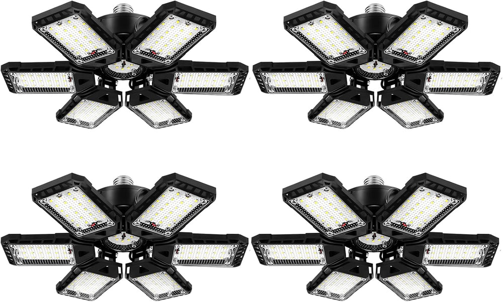 LED Garage Lights 4 Pack -180W, 18000LM 6500K Led Shop Light