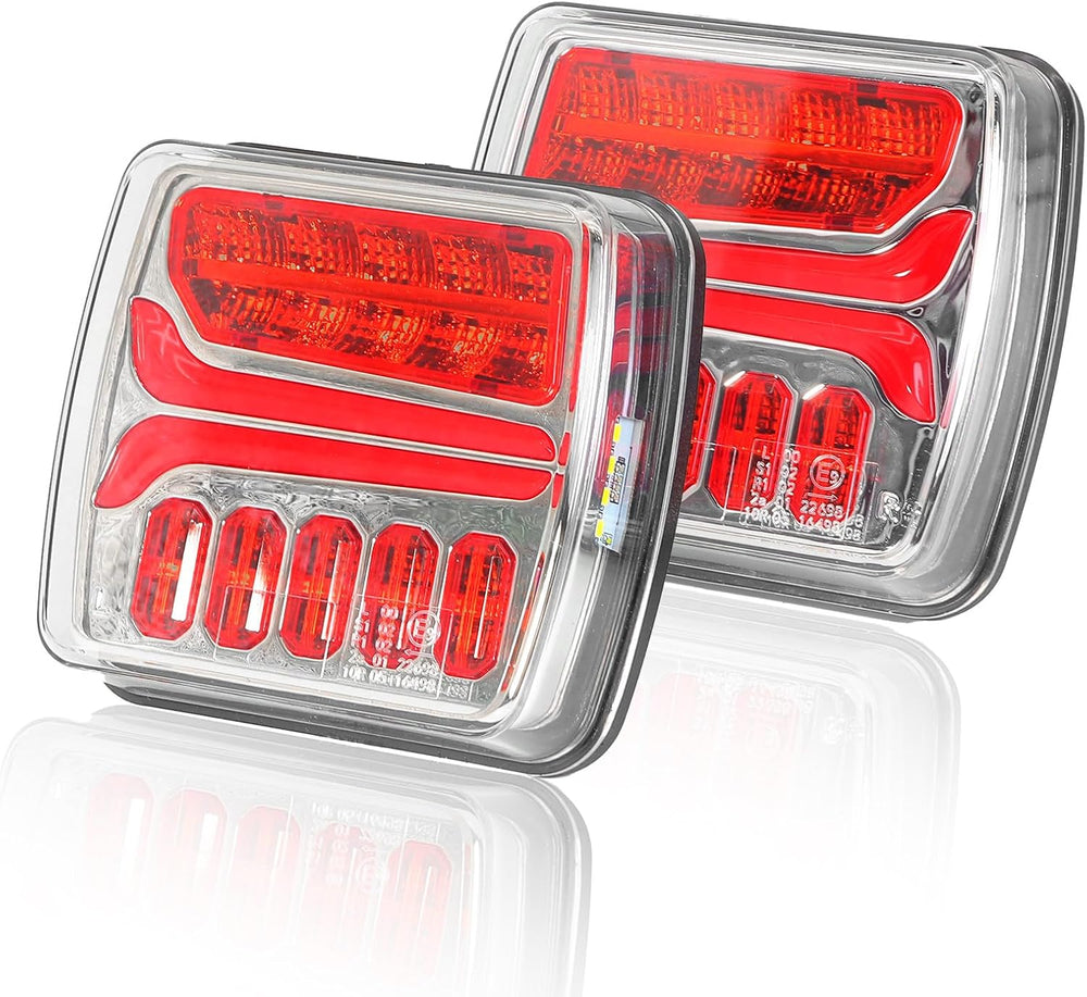 CD033 Magnetic Wireless Trailer Lights w/Flood Beam, Tow Light Kit