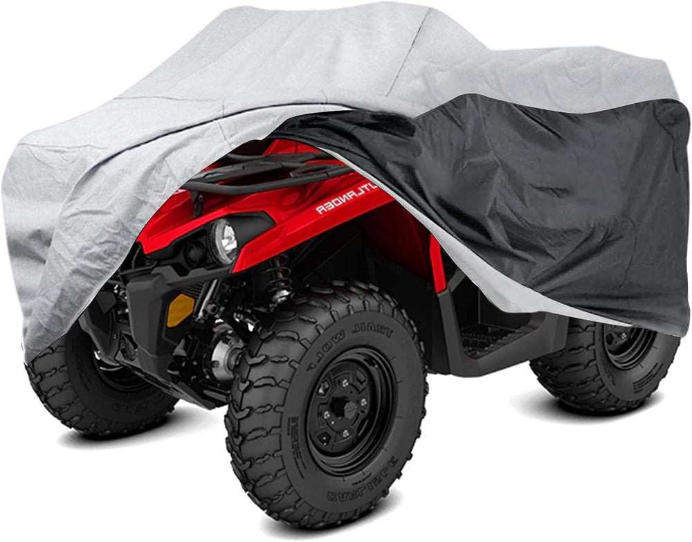 ATV Cover All Weather Outdoor Protection, Heavy Duty 420D Waterproof Oxford