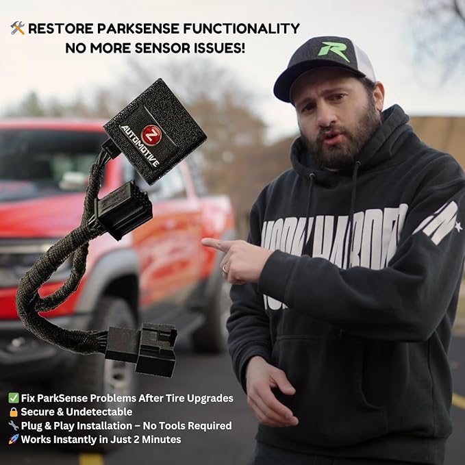 Z Automotive RAM ParkSense Fix for 2021+ Ram 1500 DT/TRX – Restores ParkSense