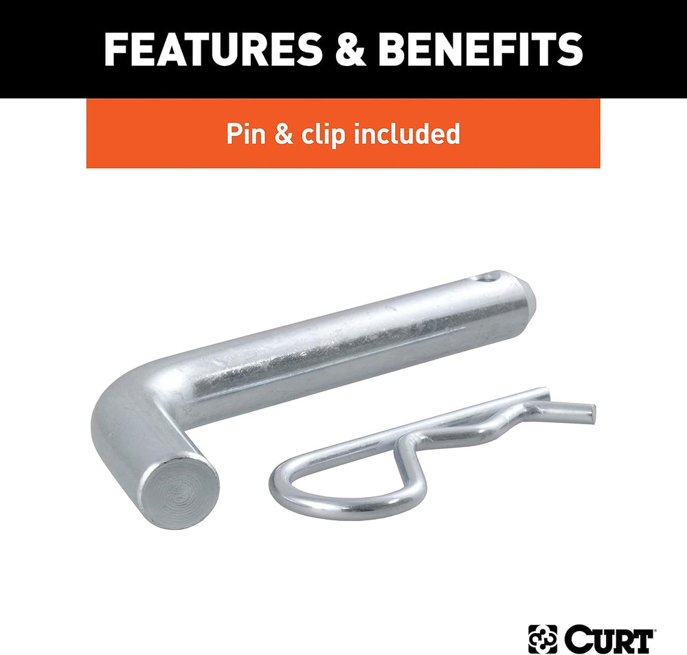 CURT 45056 Loaded Ball Mount, 2" Shank, 2" Ball, 4" Drop, 7,50...