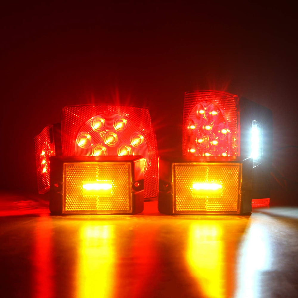 WoneNice Submersible LED Trailer Light Kit