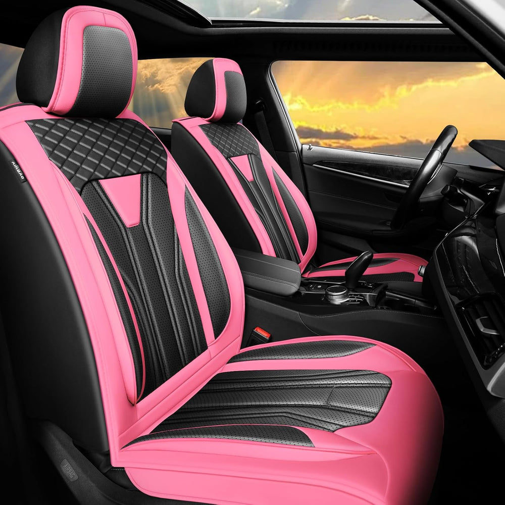 Car Seat Covers for BMW X5 2007-2025 2026 Pink&Black