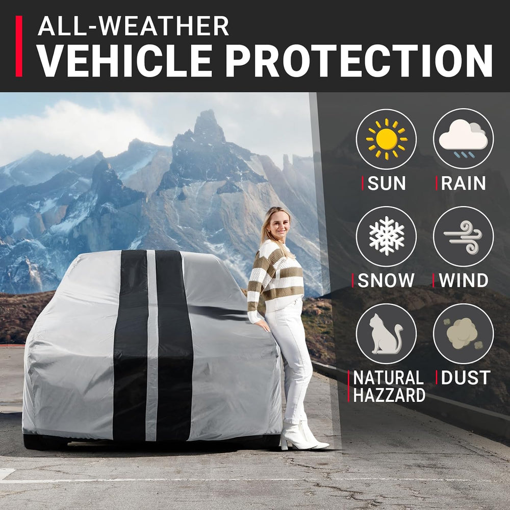 iCarCover Car Cover Waterproof All Weather for 1968-1979 Chevy Nova