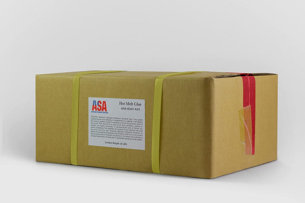 ASA Full Size Hot Glue Sticks 7/16" x 15", 25 lb Box, 375 Ct