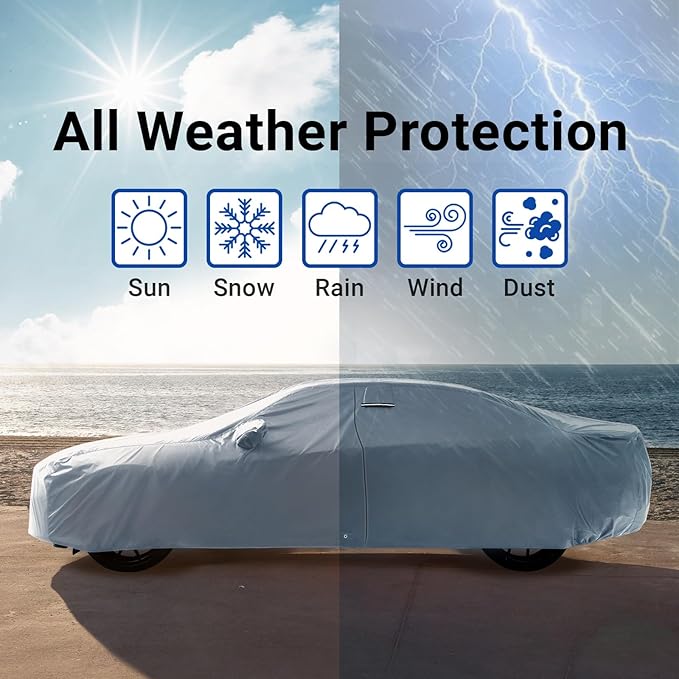iCarCover Custom Car Cover for 1982-1990 Pontiac Trans AM, Waterproof