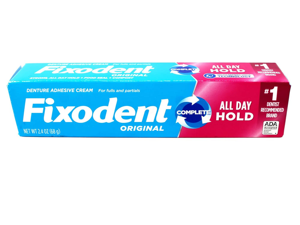 Fixodent Cream Size 2.4z Fixodent Denture Adhesive Cream Original 2.4 Ounce (...
