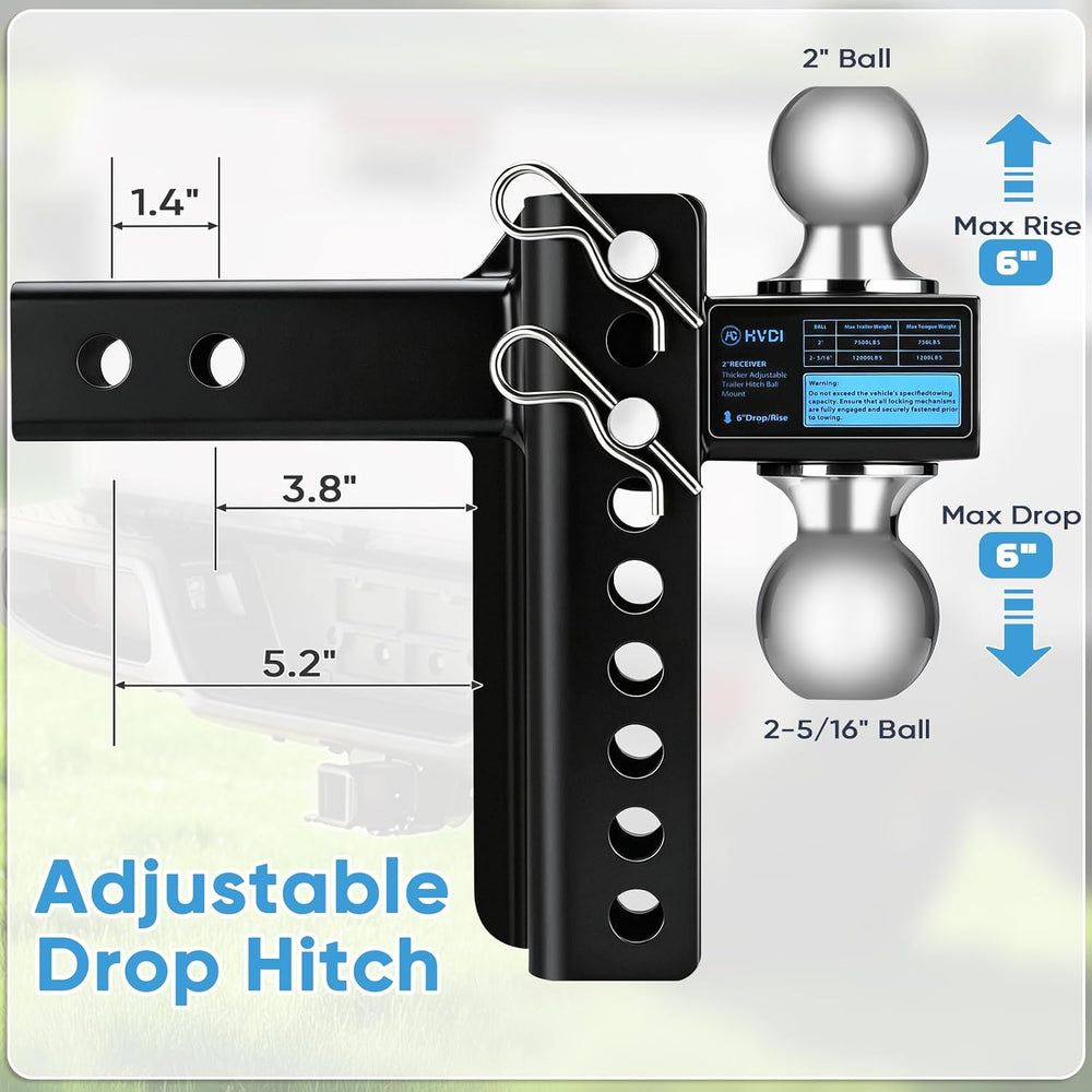 Heavy Duty Adjustable Trailer Hitch