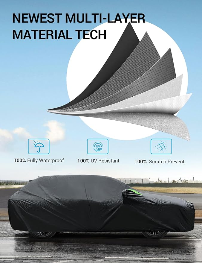 Proadsy 2025 Upgrade Car Cover for 2010-2024 2025 Kia Sportage, Waterproof All