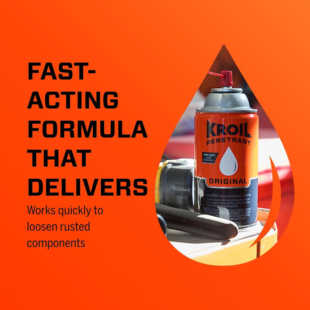 Kroil Aerokroil Penetrant - Rust Penetrating Lubricant - Corrosion Inhibitor ...
