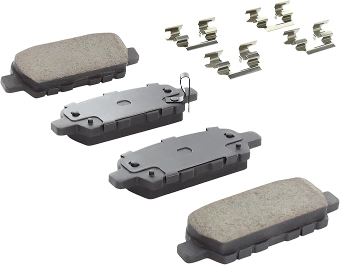 Premium Semi-Metallic Rear Brake Pads Compatible