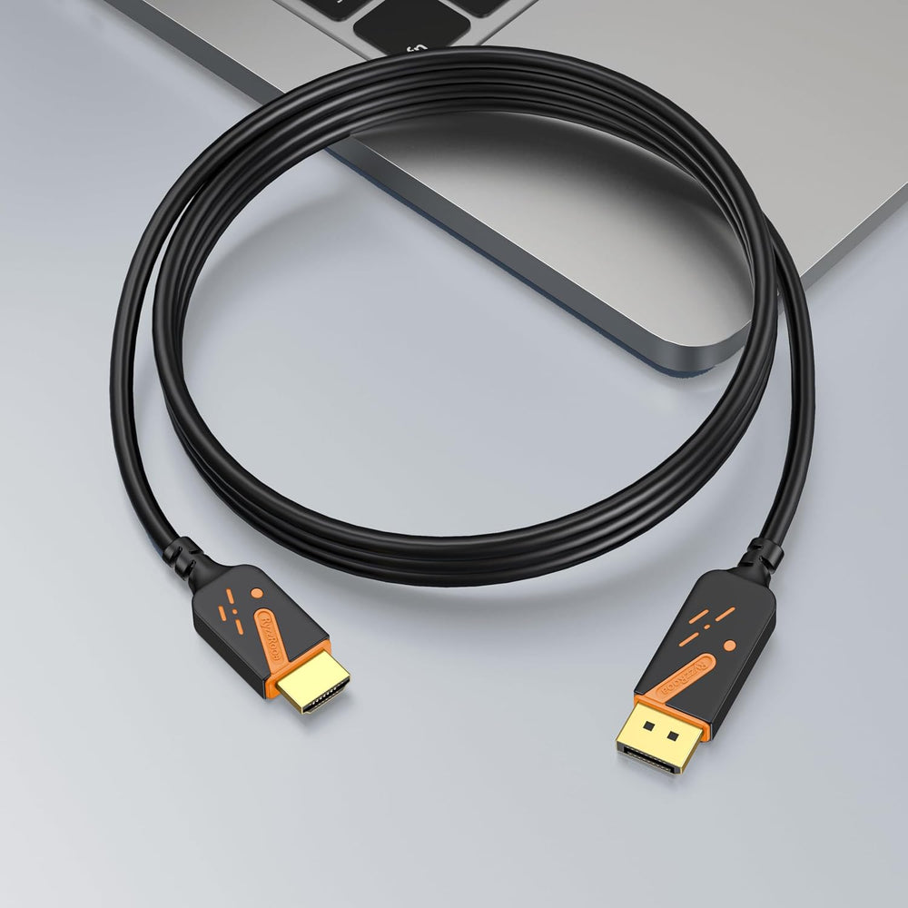 4K DisplayPort to HDMI Cable, 3FT, 10-Pack, Gold-Plated