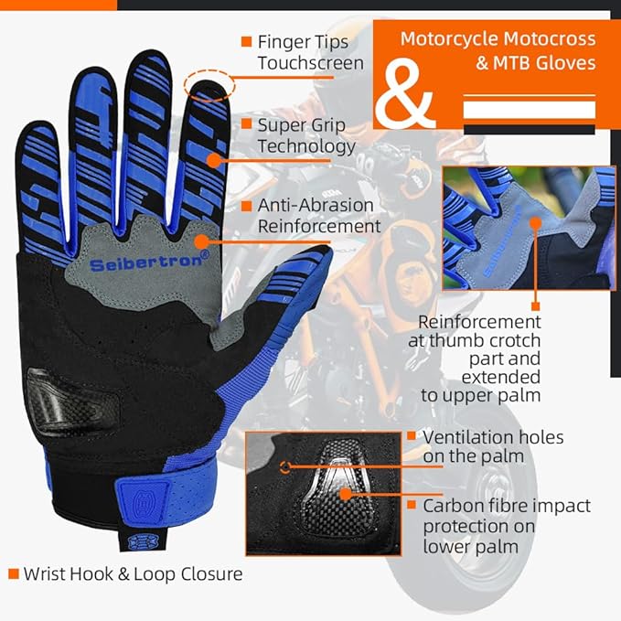 Seibertron SPS Series Touchscreen Motorcycle Motocross BMX ATV MTB Bicycle