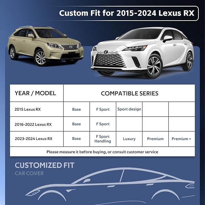 10 Layers SUV Car Cover Custom Fit