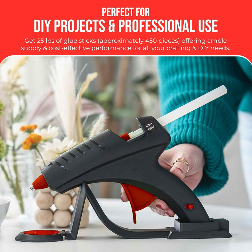 Wholesale® Full Size Hot Melt Glue Sticks for Glue Gun - Bulk 10in - Great fo...