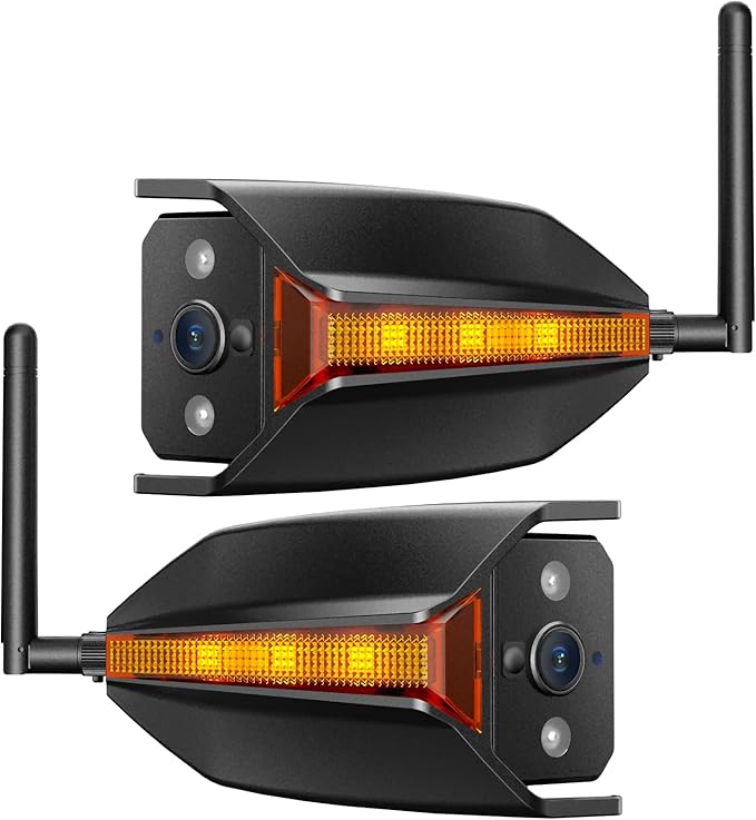AUTO-VOX RV Backup Camera Wireless System: Left/Right Side Cameras, Adjustable