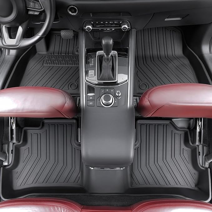 Floor Mats Set for Mazda CX-5 2017-2024 2025 Accessories, Full Coverage All