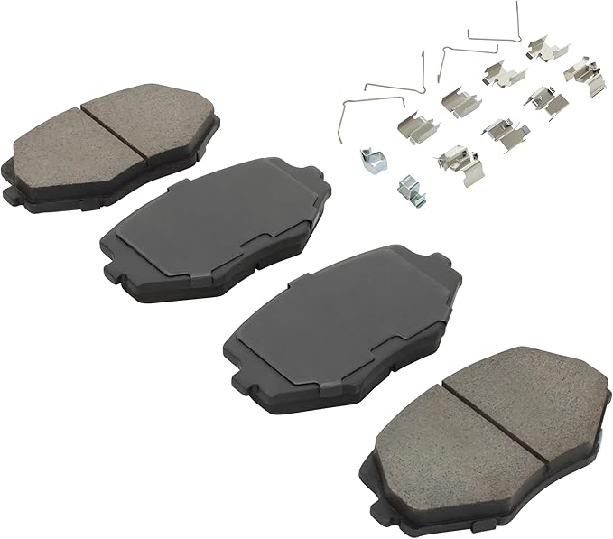 Premium Ceramic Front Brake Pads Compatible