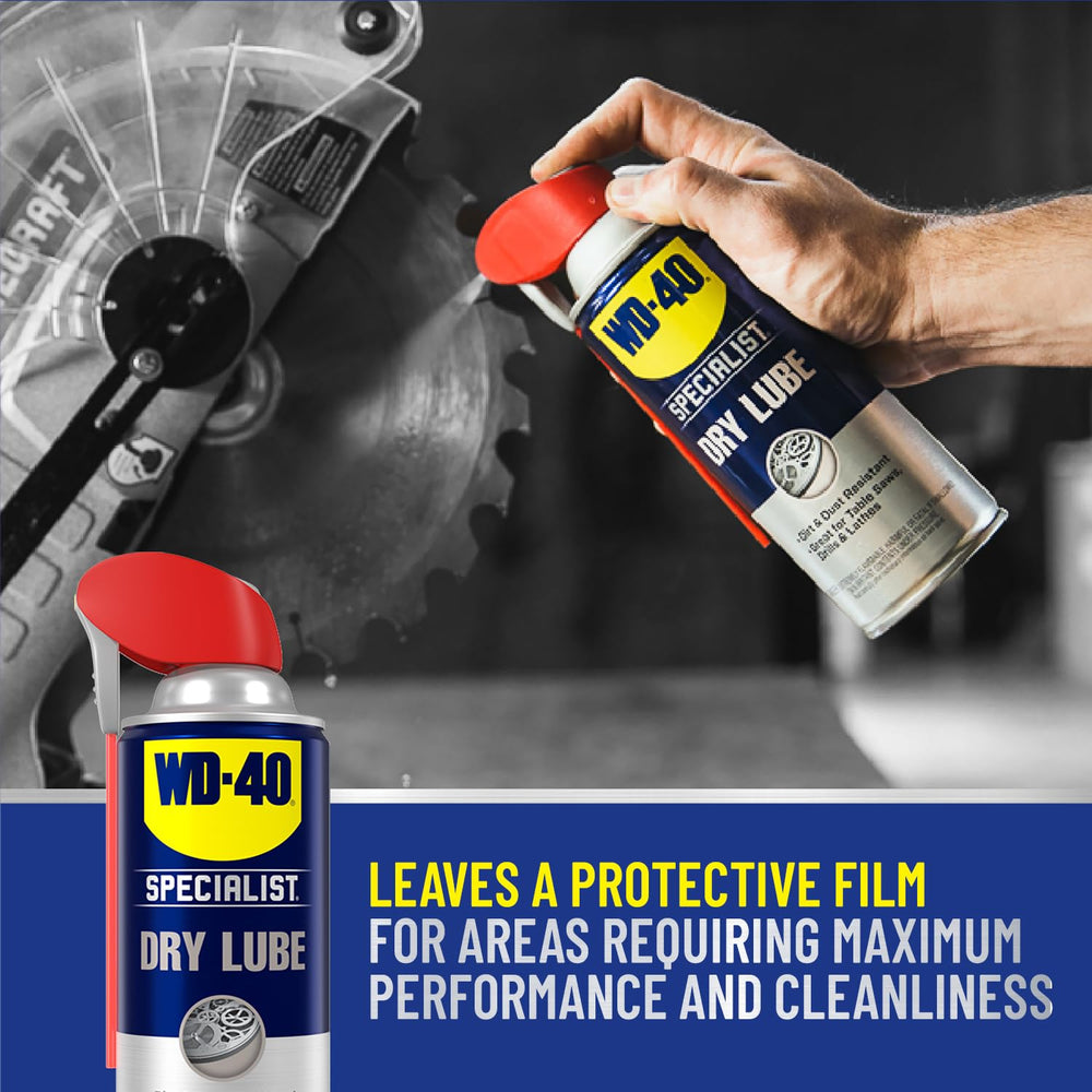 WD-40 Specialist Dry Lube, Long-Lasting, New Bigger Can, 12.1 OZ [6-Pack]