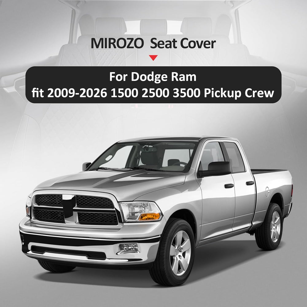 Seat Covers Full Set for 2009-2026 Dodge Ram 1500/2500/3500,Blue