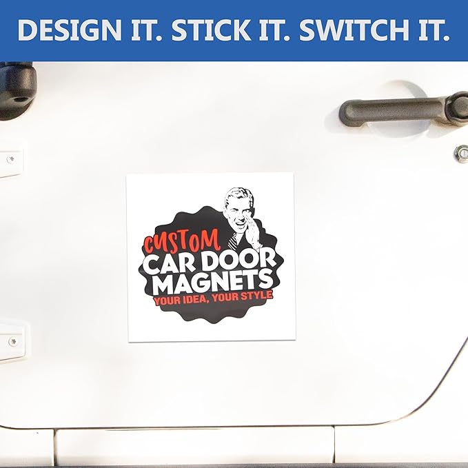 Custom Car Magnet Signs for Businesses 2 pk