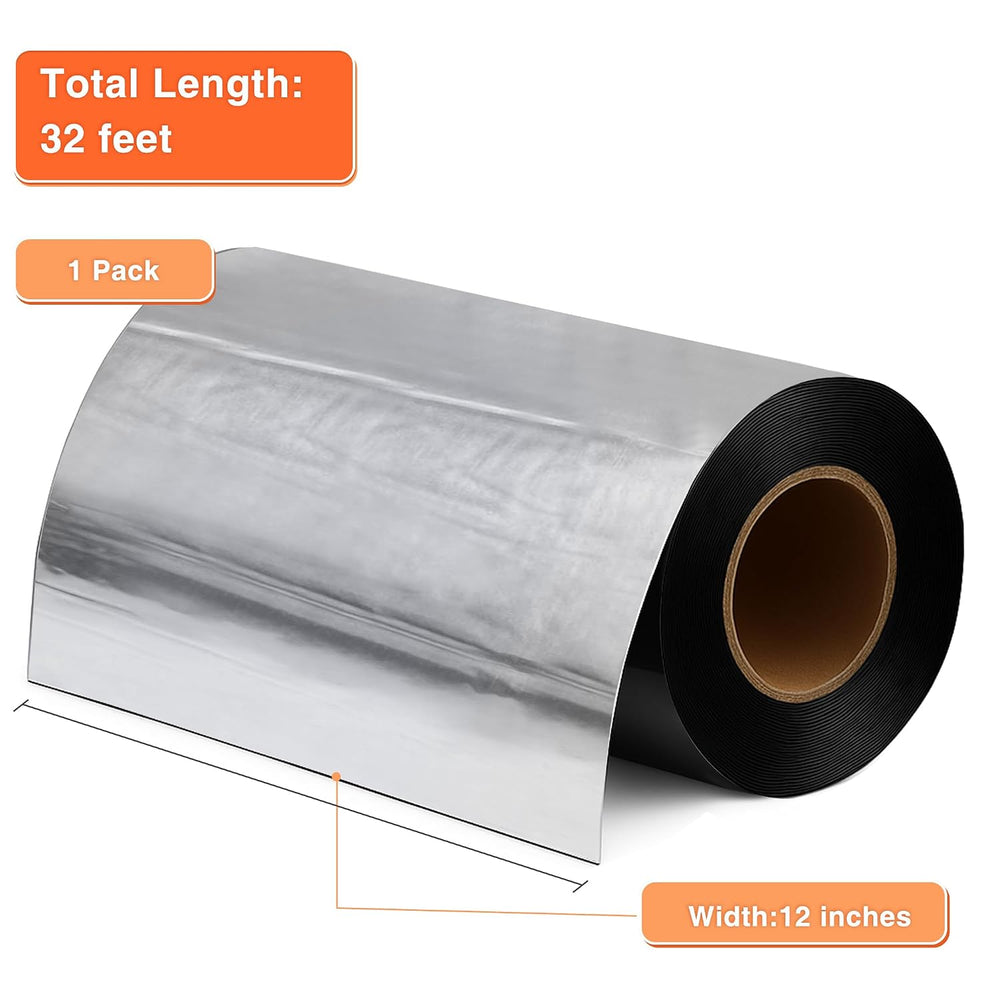 1 Pack 12" X 32' Roof Repair Waterproof Tape/Roll, Black