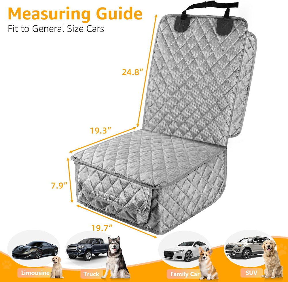 Waterproof Front Seat Car Cover 2 Pack, Full Protection