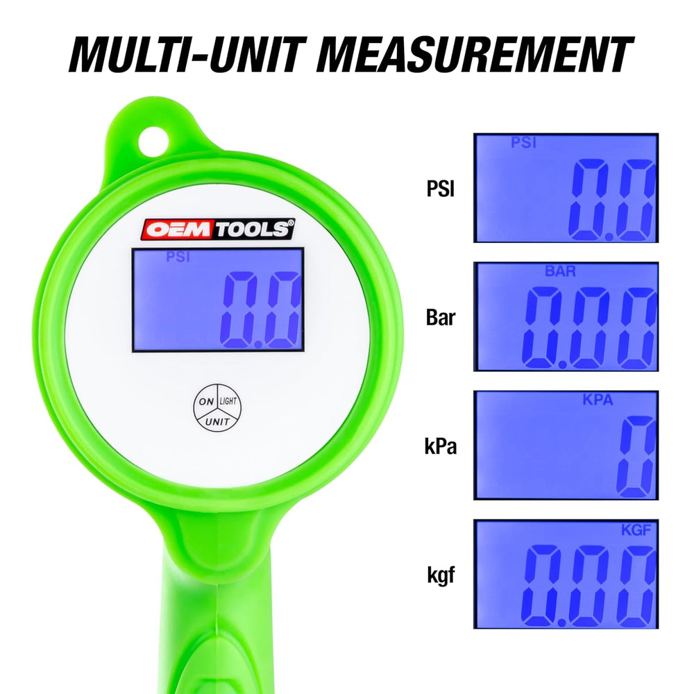 OEMTOOLS 24412 Digital Tire Inflator with Tire Pressure Gauge & LCD Display