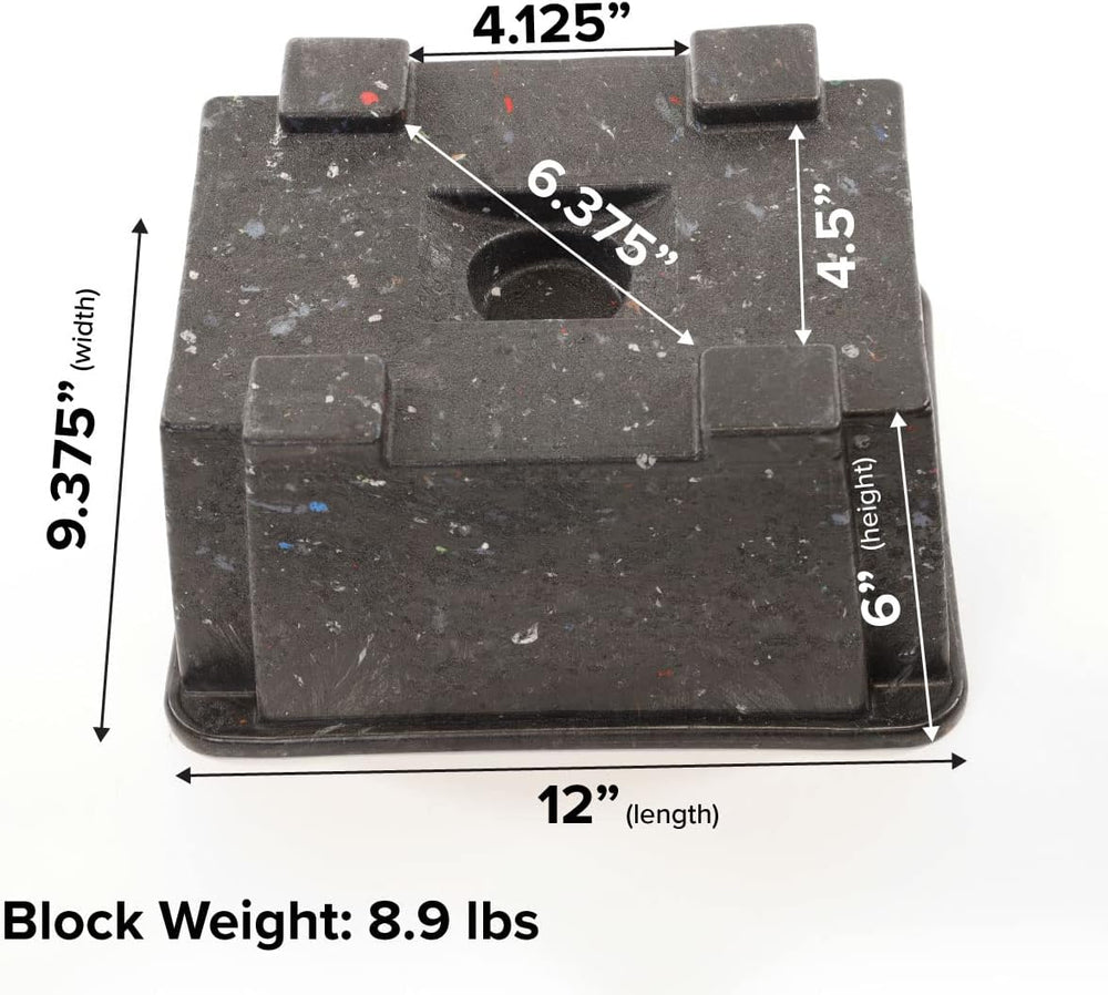 OX BLOX Heavy Duty Trailer Jack Block - 10,000 lb Capacity - Made in USA | RV...