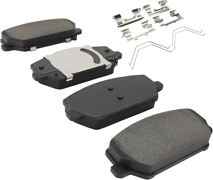 Premium Semi-Metallic Front Brake Pads Compatible