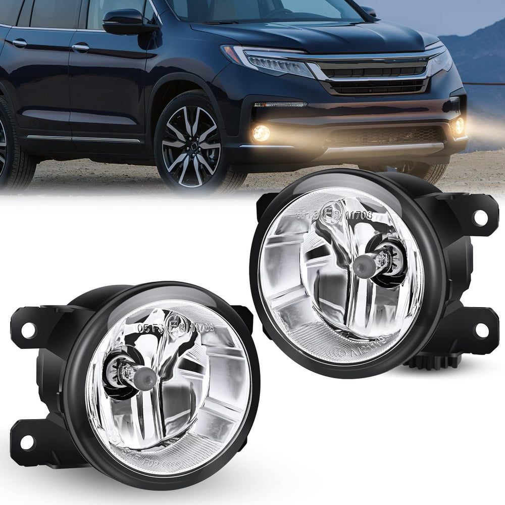 Nilight Fog Lights Assembly Compatible with 2013-2015 Honda Accord CRV CRZ