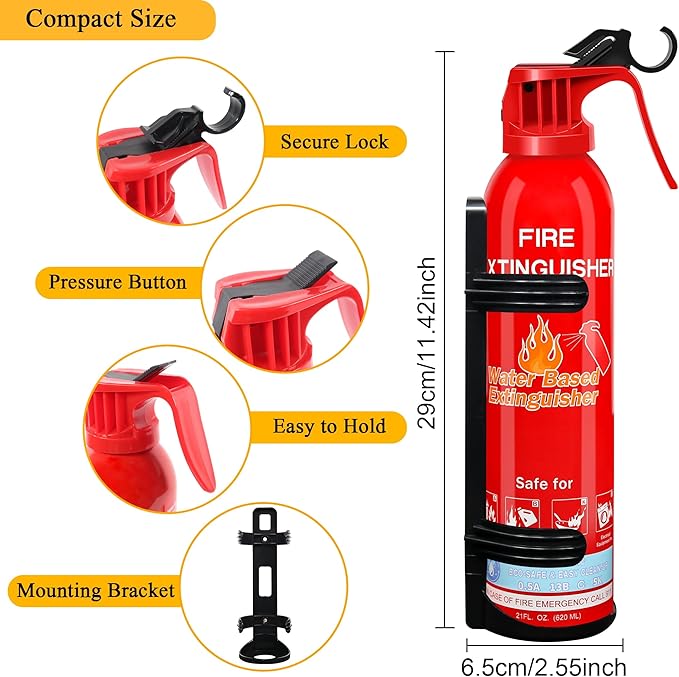 Fire Extinguisher for Home (6 Pack)