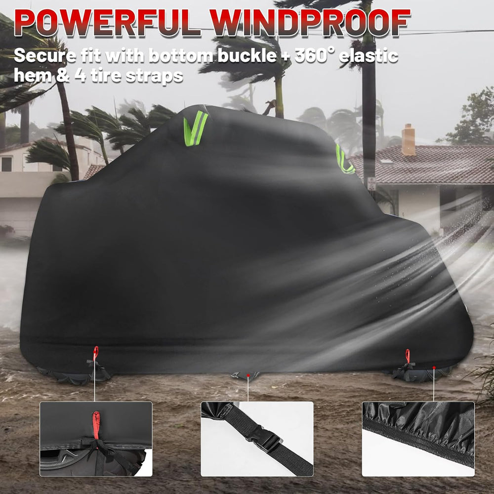 StarknightMT UTV Cover 2-3 Seater Upgraded, Heavy Duty Storage Cover Compatib...