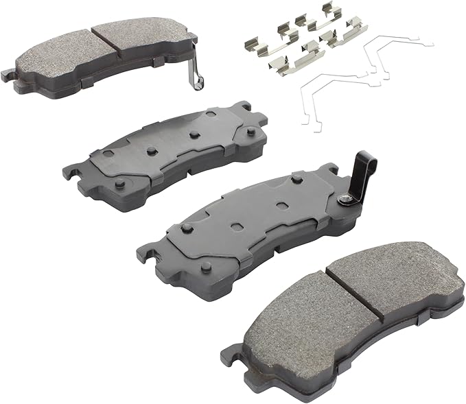 Premium Semi-Metallic Front Brake Pads Replacement