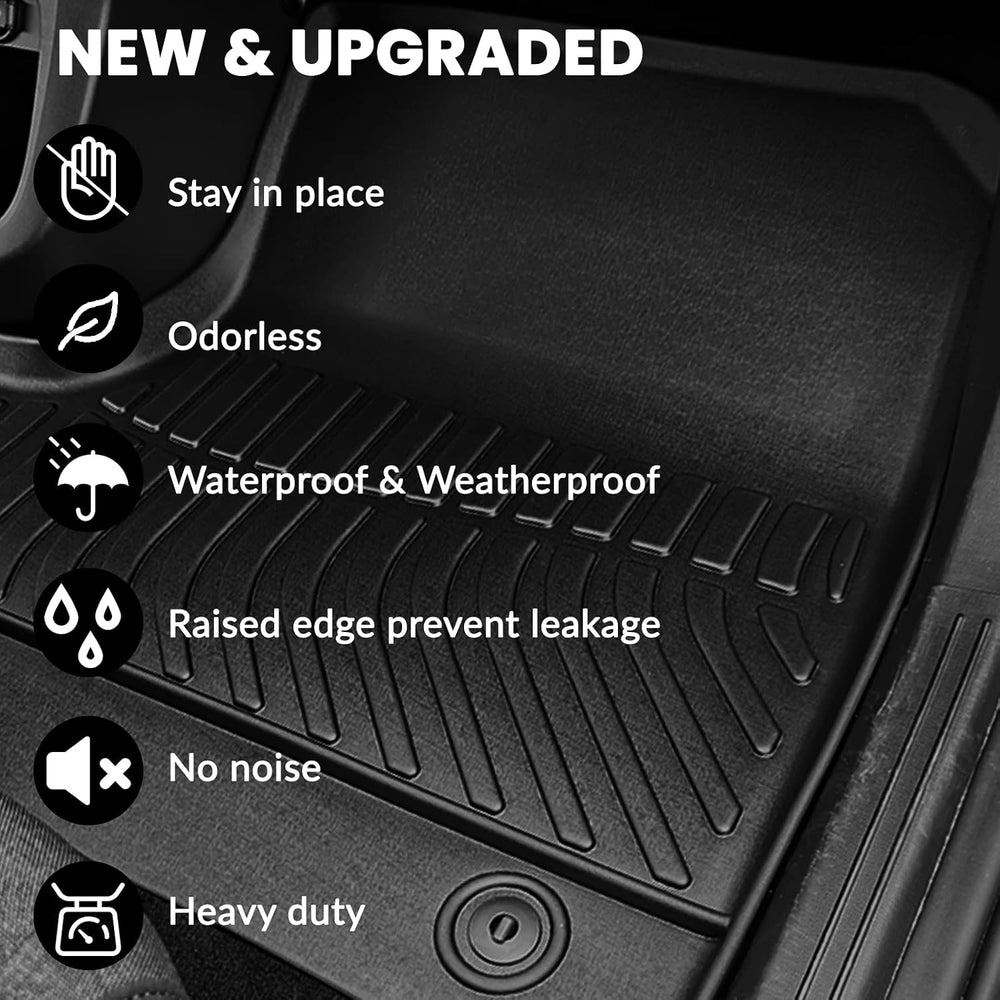 AUXKO Floor Mats Cargo Mat Backrest Mat for Honda Pilot 8 Seat 2016-2022