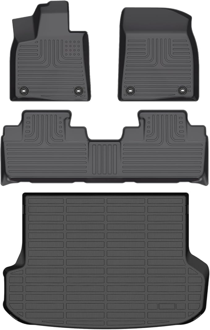 Wayhigh-All Weather Floor Mats and Cargo Mat Set Fit