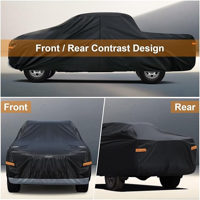 Kayme Truck Cover Custom Fit Ford F-250 Crew Cab Short Bed. Full Exterior Heavy