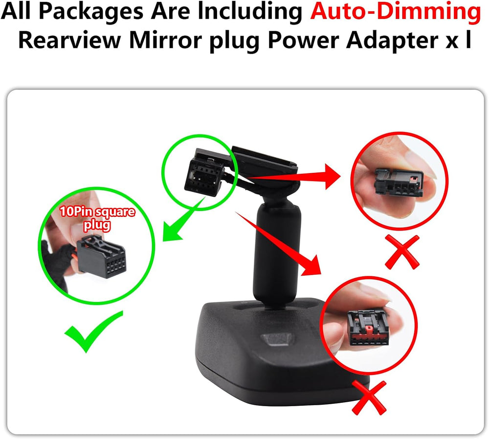 4K Dash Cam for GMC Sierra 1500 2019-2021, 1500 Limited 2022 & HD 2020-2023
