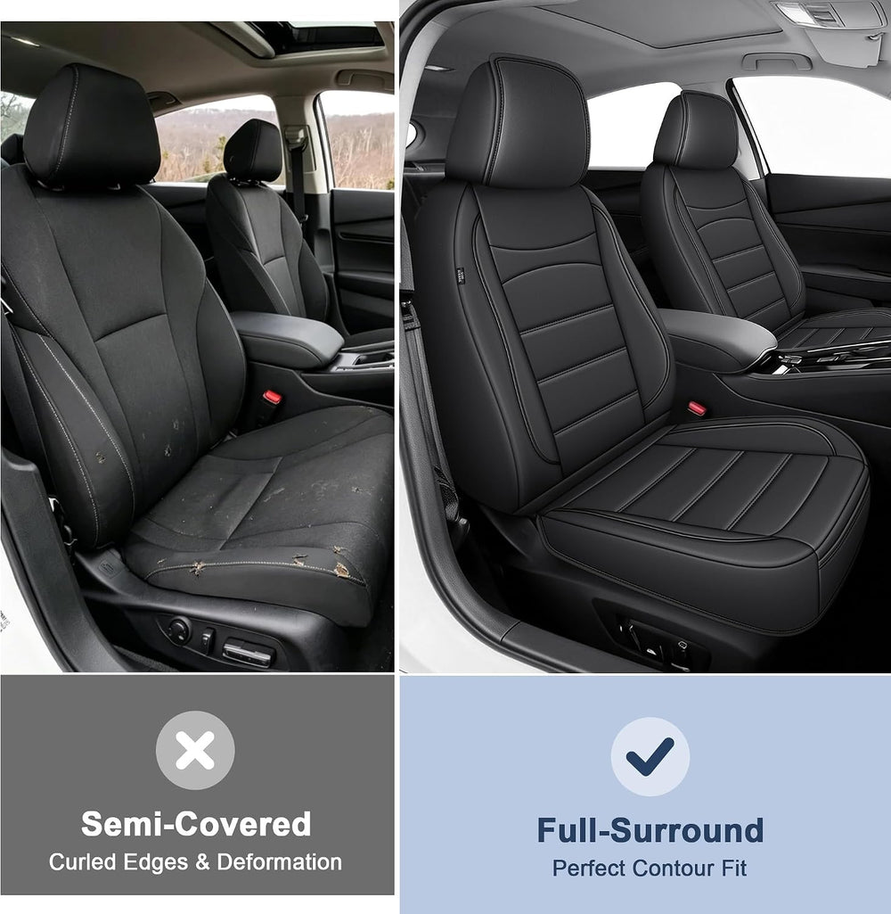 Seat Covers for Honda Accord 2023 2024 2025 2026 Leather Full Set