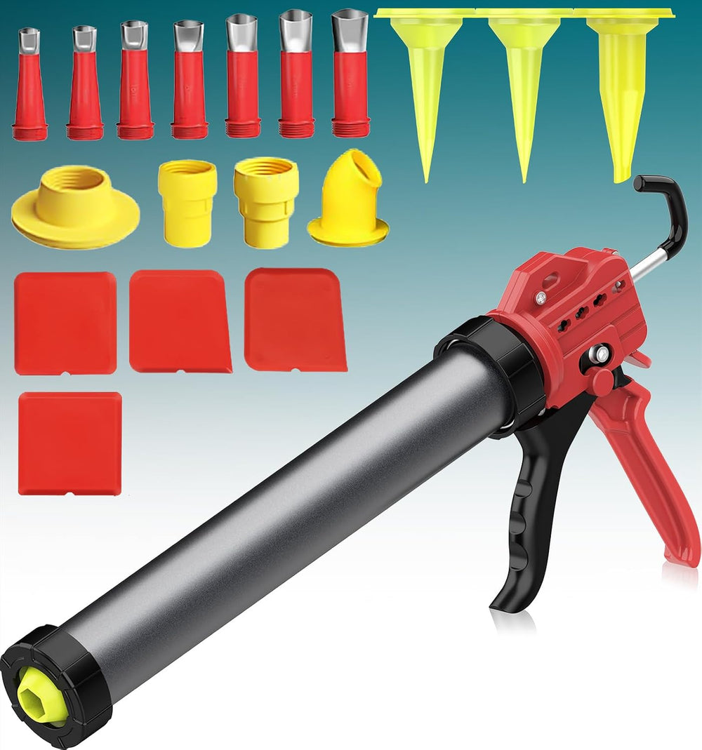 20 oz Sausage Caulk Gun, One-Touch Drip-Free | Effortless & Professional ...